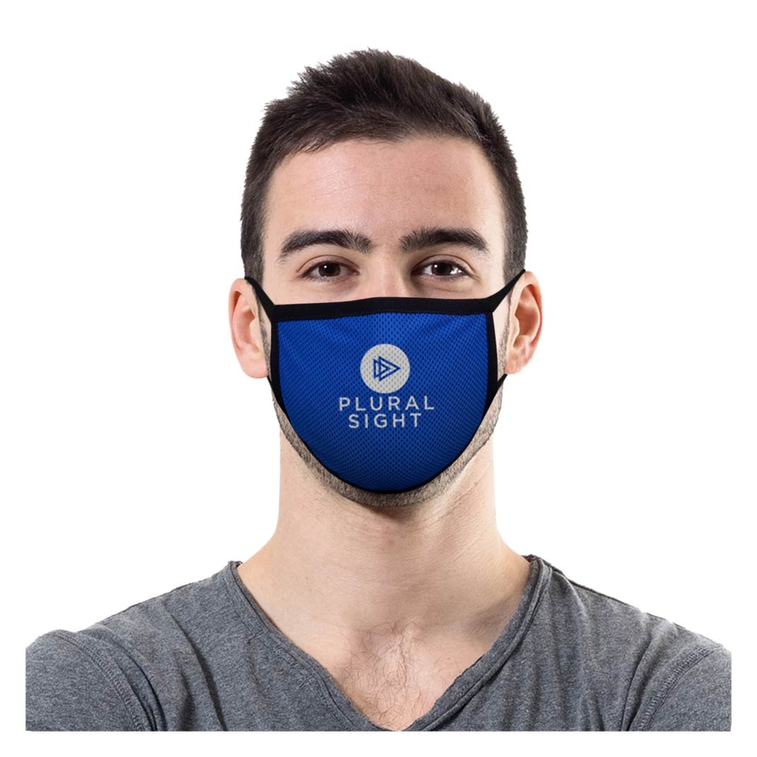 2Ply Deluxe Cooling Fabric Face Mask