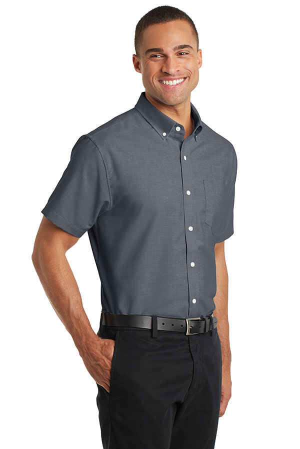 Men's SuperPro™ Short Sleeve Oxford Shirt